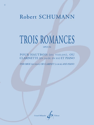 Trois Romances op. 94, op. 94 Visuel